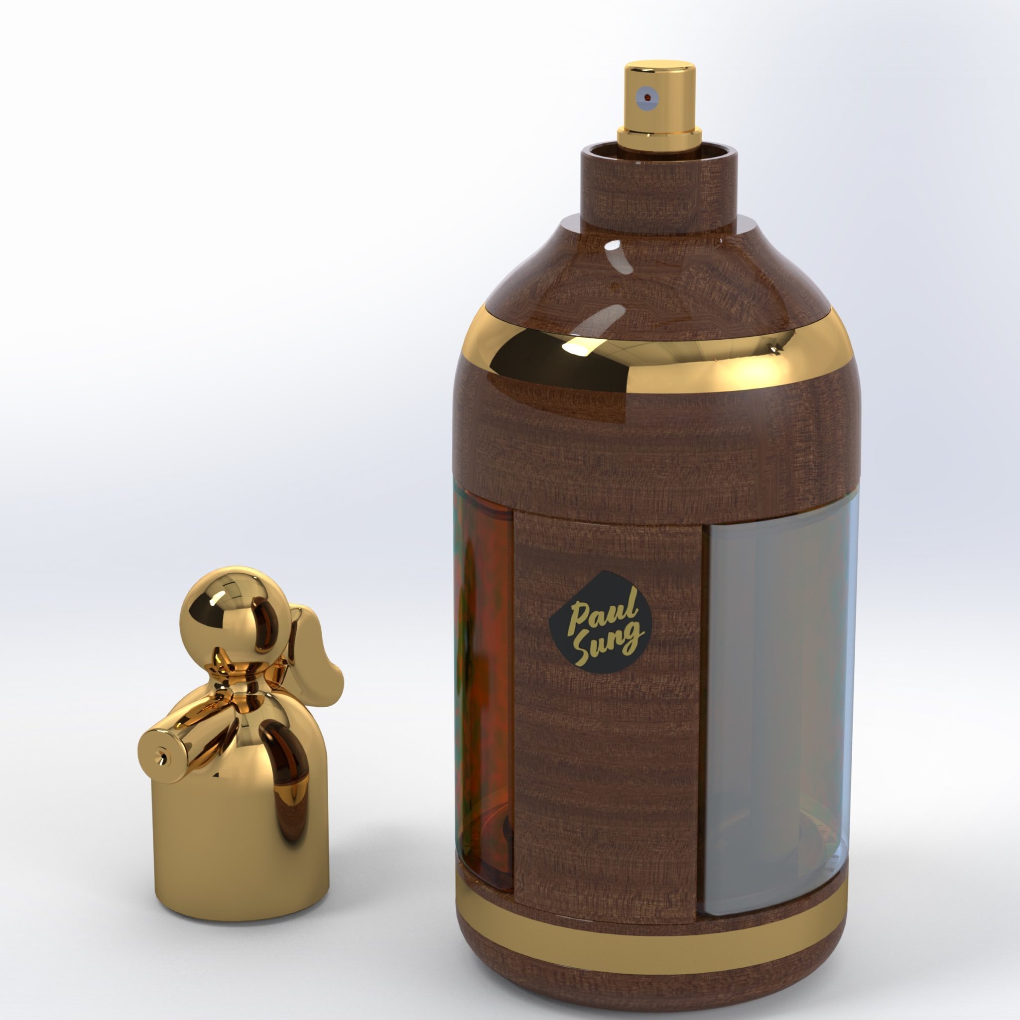 Custom Fragrance Bottle Entrepreneur Consumer Product Entrepreneur